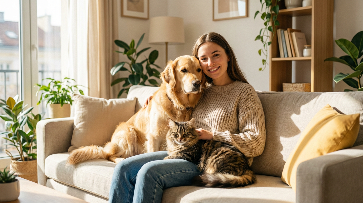 Ситтер Анна с собакой